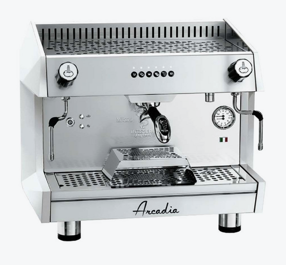 ARCADIA Professional Espresso coffee machine SS polish white 1 Group - ARCADIA-G1