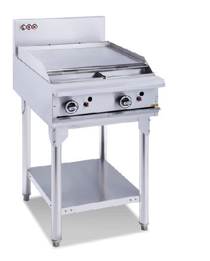 LKK LKKOB4B 2 Burner 600mm Gas Griddle with Legs 