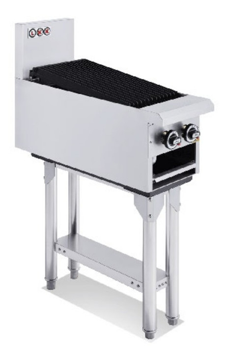 LKK LKKCG3-2 2 Burner 300mm Gas Chargrill with Legs 