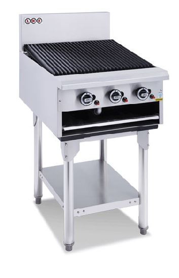 LKK LKKCG6 3 Burner 600mm Gas Chargrill with Legs 