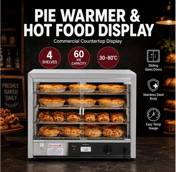 Benchstar Pie Warmer & Hot Food Display - DH-580E