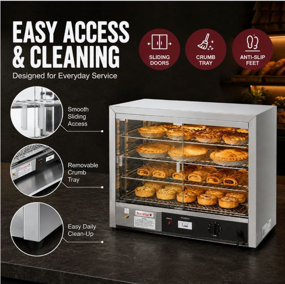 Benchstar Pie Warmer & Hot Food Display - DH-580E