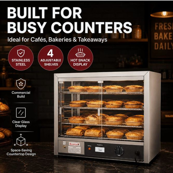 Benchstar Pie Warmer & Hot Food Display - DH-580E