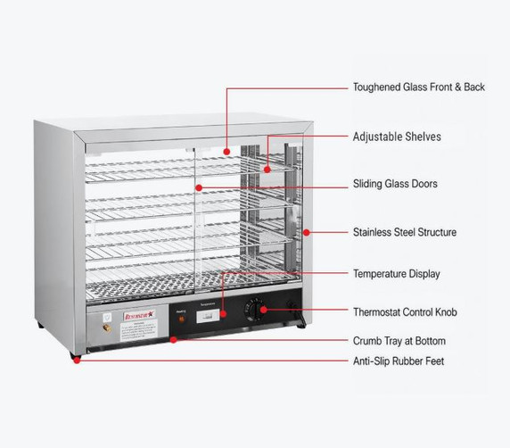 Benchstar Pie Warmer & Hot Food Display DH-805E