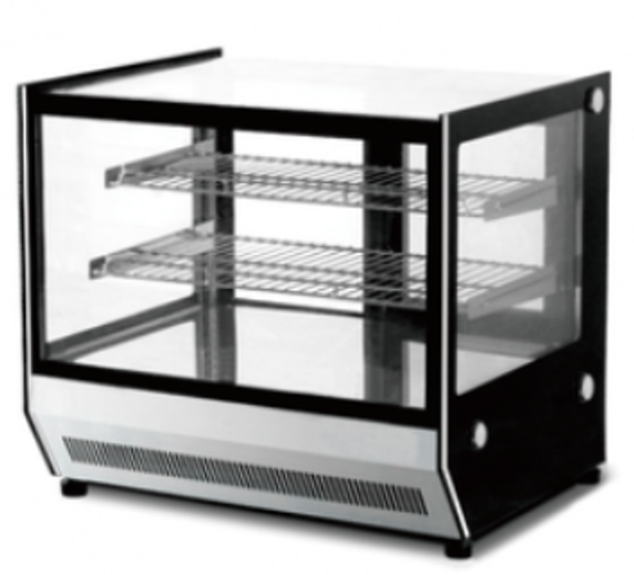 Counter Top Square Glass Hot Food Display - GN-660HRT