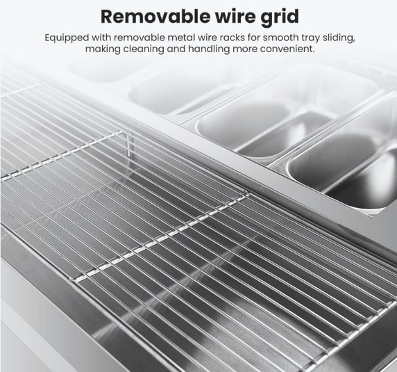 Thermaster Three door DELUXE Pizza Prep Bench - PWB200