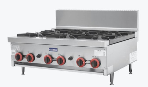 Gasmax Gas 6 Burner Cook Top RB-6ELPG