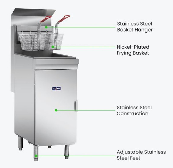 GasMax Superfast LPG Gas Tube Fryer - RC400ELPG