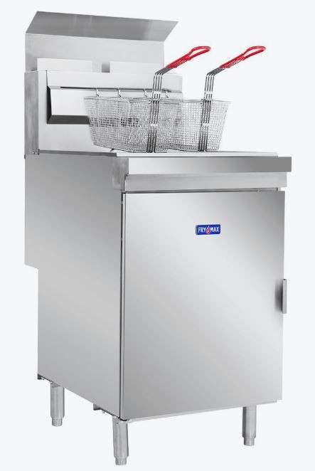 GasMax Superfast Natural Gas Tube Twin Vat Fryer - RC400TE