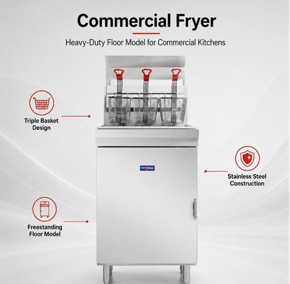 GasMax Superfast LPG Gas Tube Fryer - RC500ELPG