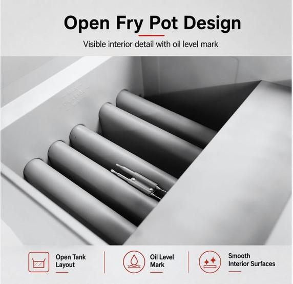 GasMax Superfast LPG Gas Tube Fryer - RC500ELPG