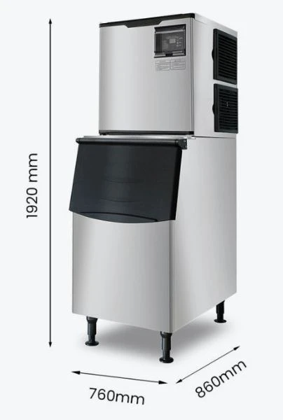 Blizzard SN-1000P 450kg Modular Cube Ice Maker with 170kg Bin | 15A