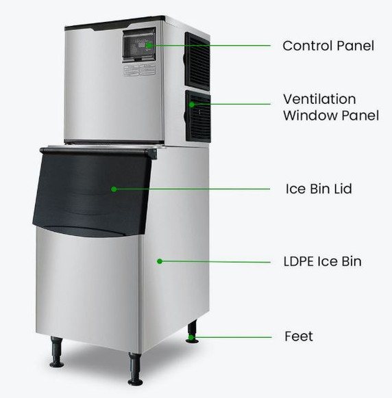 Blizzard Ice Maker Air-Cooled - SN-700P