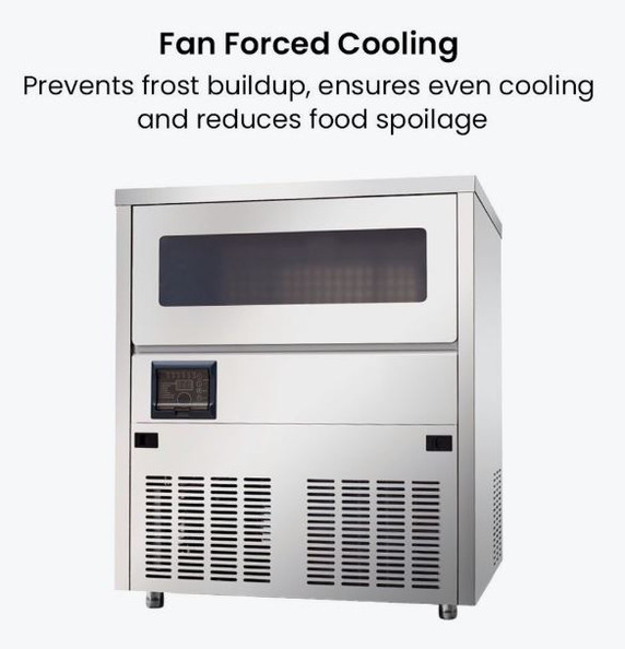  Blizzard SN-81B 80kg Underbench Commercial Cube Ice Machine