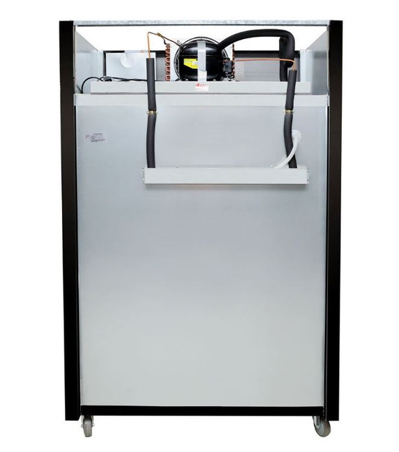 Thermaster SUCG1000B 1000L 2-Door Upright Display Fridge | Black S/S