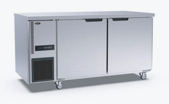Thermaster Stainless Steel Double Door Workbench Freezer - TS1500BT Thermaster Stainless Steel Double Door Workbench Freezer - TS1500BT