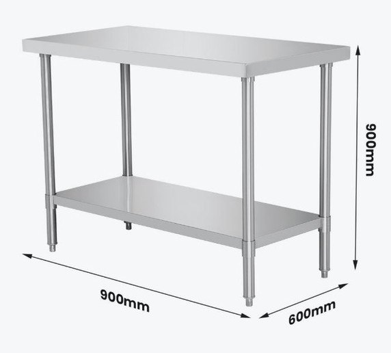 WB6-0900/A Stainless Steel Workbench