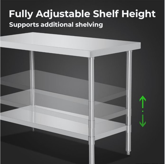 WB6-1200/A Stainless Steel Workbench