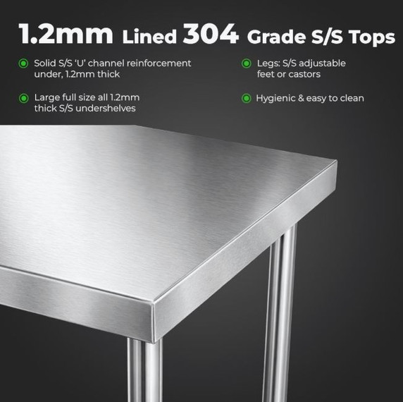 Premium Stainless Steel Workbench - WB7-1500/A
