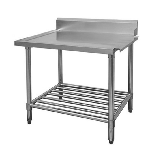 WBBD7-1500R/A All Stainless Steel Dishwasher Bench Right Outlet 1500mm Width