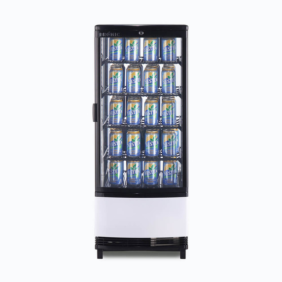 Bromic  Countertop Fridge - 98L - 1 Door - Curved Glass Bromic  Countertop Fridge - 98L - 1 Door - Curved Glass