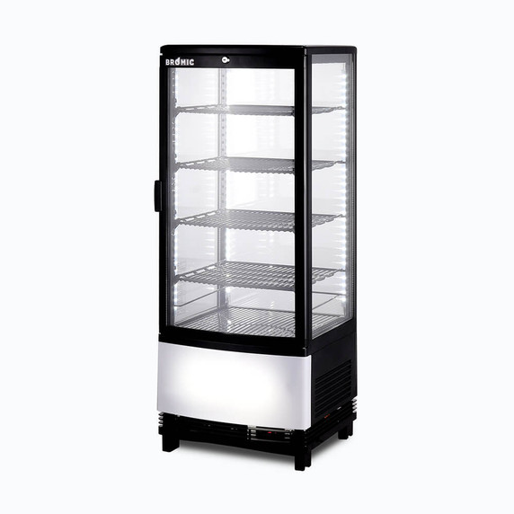 Bromic  Countertop Fridge - 98L - 1 Door - Curved Glass