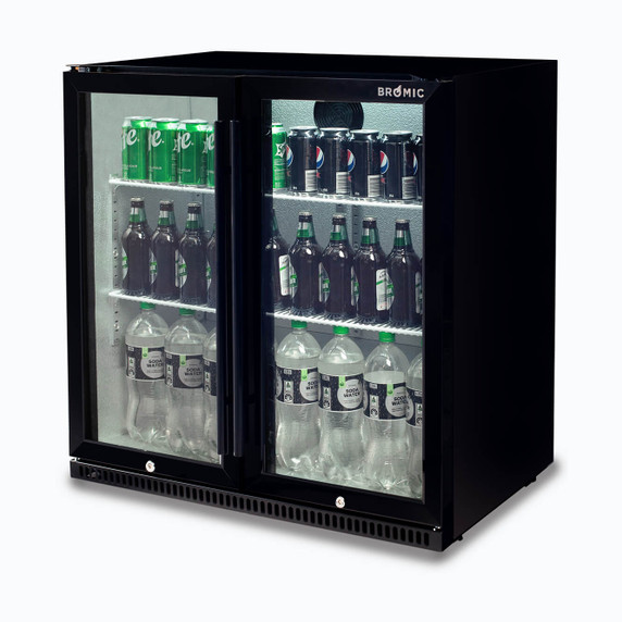 Bromic Back Bar Fridge 190L 2 Doors - Hinged Bromic Back Bar Fridge 190L 2 Doors - Hinged