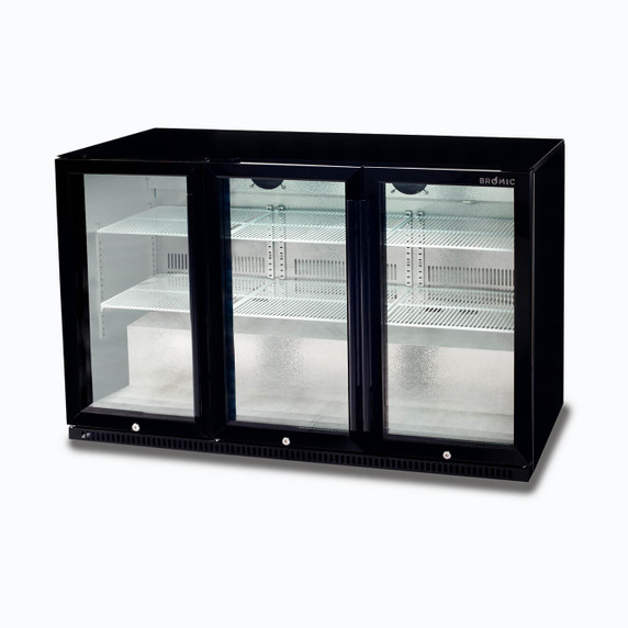 Bromic Back Bar Fridge 307L 3 Doors Hinged Bromic Back Bar Fridge 307L 3 Doors Hinged