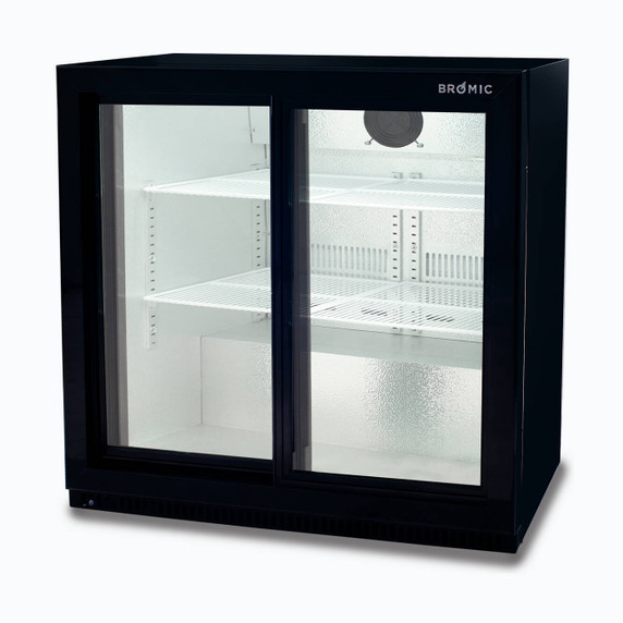 Bromic Back Bar Fridge 190L 2 Doors - Sliding Bromic Back Bar Fridge 190L 2 Doors - Sliding