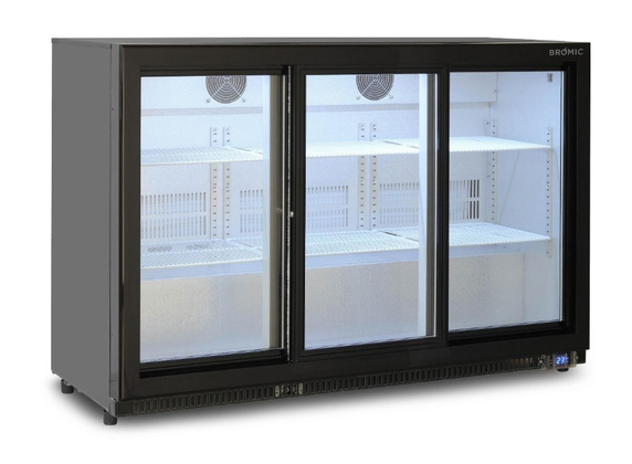 Bromic Back Bar Display Fridge 307L 3 Doors - Sliding Bromic Back Bar Display Fridge 307L 3 Doors - Sliding