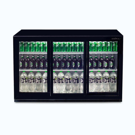 BB0330GDS-NR-1 Bromic  Back Bar Display Fridge 307L (Sliding Door)