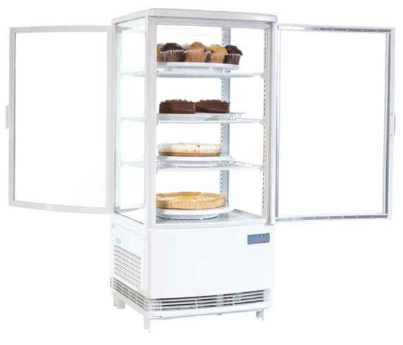 Polar CB507-A C-Series Curved Door Display Fridge White 86Ltr Polar CB507-A C-Series Curved Door Display Fridge White 86Ltr