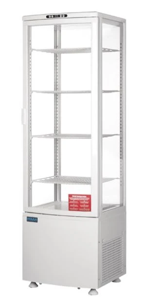 Polar C-Series 235L 4-Sided Glass Display Fridge