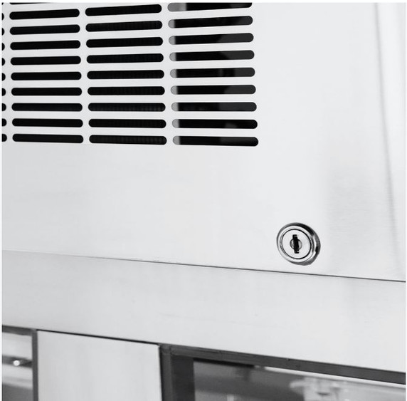Thermaster Double Door Upright Display Fridge - SUCG1000