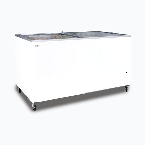 Bromic CF0700FTFG-NR - Display Chest Freezer - 670L - Flat Glass Top