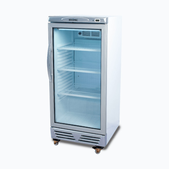 Bromic Upright Display Fridge 215L 1 Door Flat Glass Bromic Upright Display Fridge 215L 1 Door Flat Glass