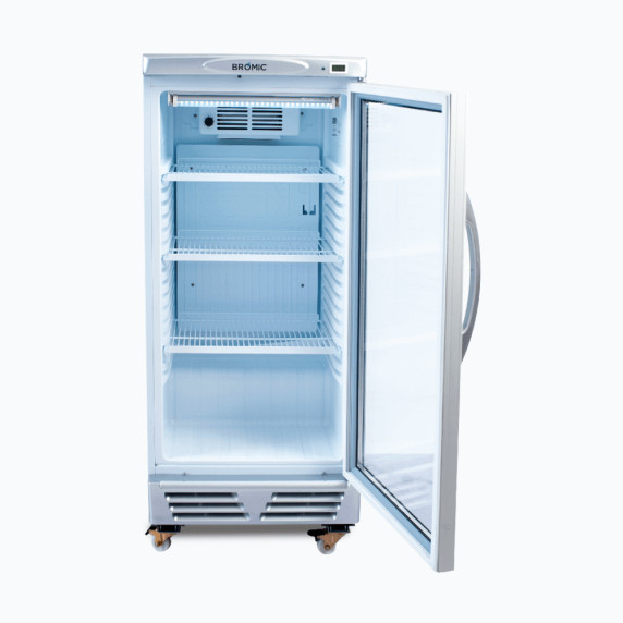 Bromic GM0220 Upright Display Fridge 215L 1 Door Flat Glass