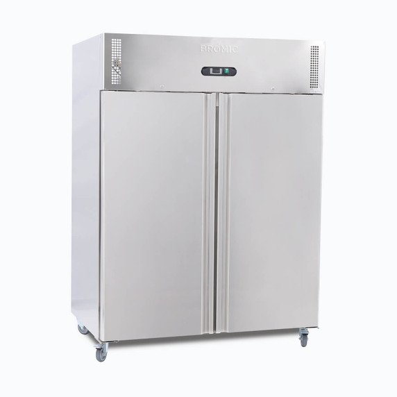 Bromic UF1300SDF - Upright Freezer - 1300L - 2 Doors - Stainless Steel Bromic UF1300SDF - Upright Freezer - 1300L - 2 Doors - Stainless Steel