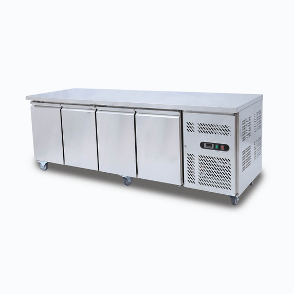 Bromic Under Bench Fridge - 553L - 4 Doors - Stainless Steel Bromic Under Bench Fridge - 553L - 4 Doors - Stainless Steel