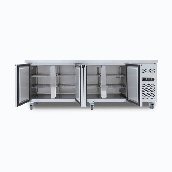 Bromic Under Bench Fridge - 553L - 4 Doors - Stainless Steel Bromic Under Bench Fridge - 553L - 4 Doors - Stainless Steel