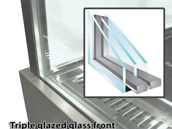 Bonvue Heated Food Display - SG090FE-2XB Bonvue Heated Food Display - SG090FE-2XB