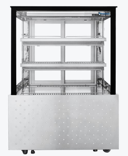 Bonvue SG090FE-2XB 900mm Heated Food Display 340L | Black Trim