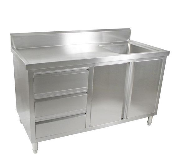 SC-6-1500R-H Cabinet with Right Sink