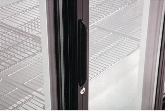 Polar GL003-A G Series Counter Back Bar Cooler with Sliding Doors 208Ltr