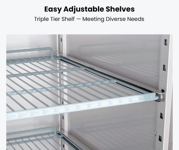 FED-X S/S Four Door Upright Fridge - XURC1410S2V