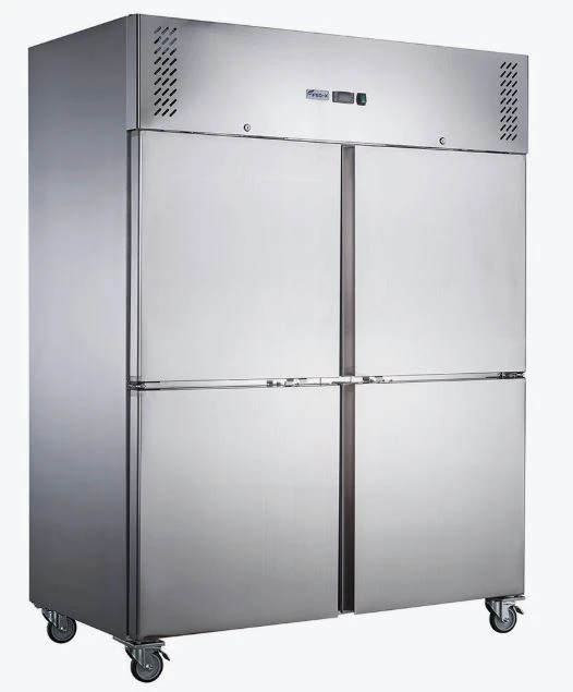 FED-X XURF1410S2V 4 Split Door Upright Commercial Freezer 1410L | 10A