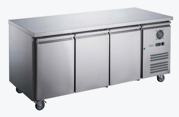 FED-X S/S Three Door Bench Fridge - XUB7C18S3V FED-X S/S Three Door Bench Fridge - XUB7C18S3V