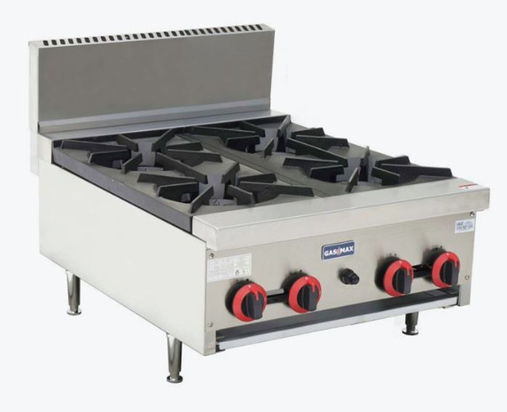 Gasmax RB-4ELPG 4 Burner LPG Gas Cooktop 602mm | 80Mj Commercial