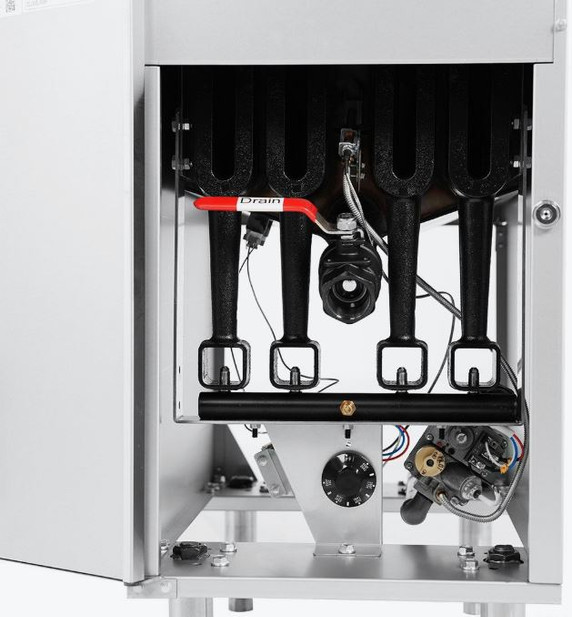 Frymax Superfast LPG Gas Tube Twin Vat Fryer - RC400TELPG