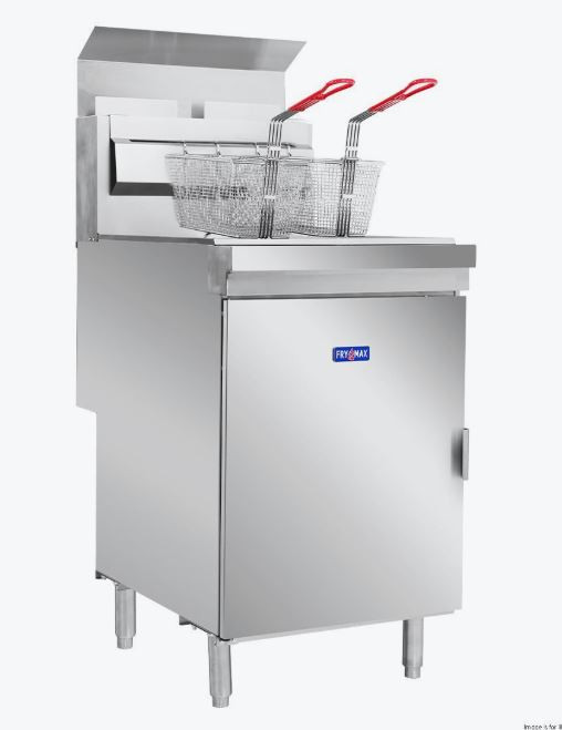 GasMax Superfast LPG Gas Tube Twin Vat Fryer - RC400TELPG